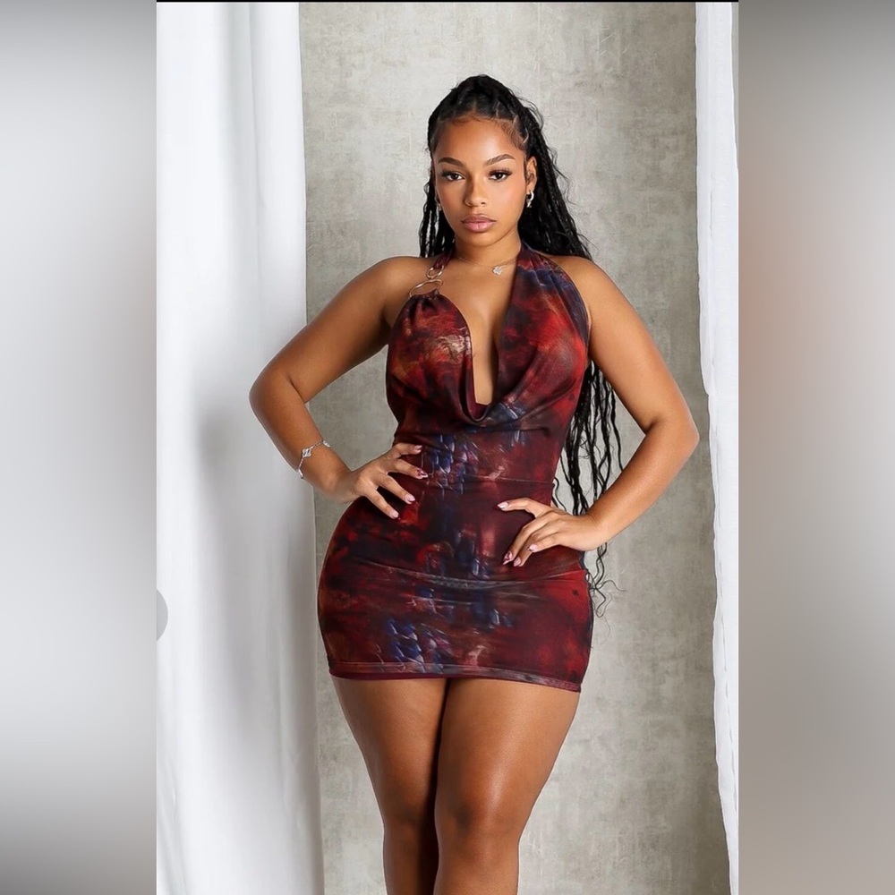 EDGE - El Veneno Halter Mini Dress